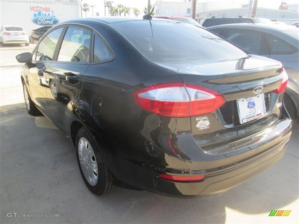 2015 Fiesta S Sedan - Tuxedo Black Metallic / Charcoal Black photo #6