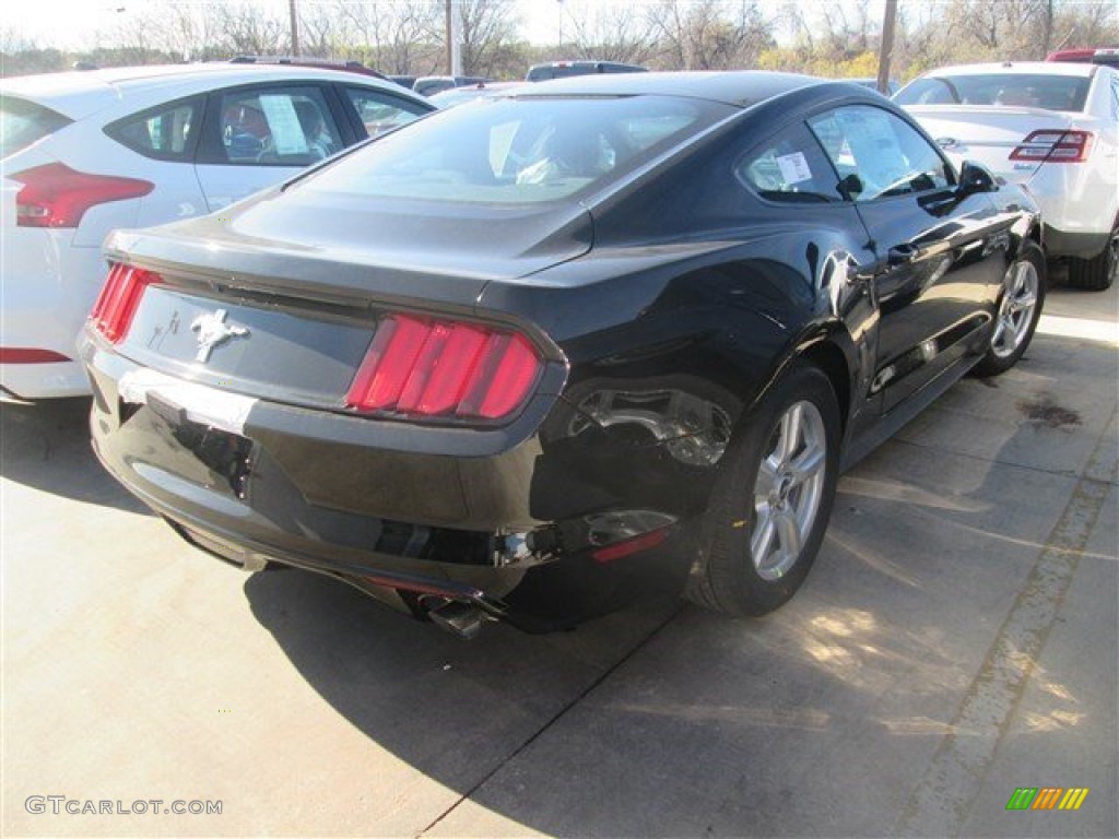 2015 Mustang V6 Coupe - Black / Ebony photo #7