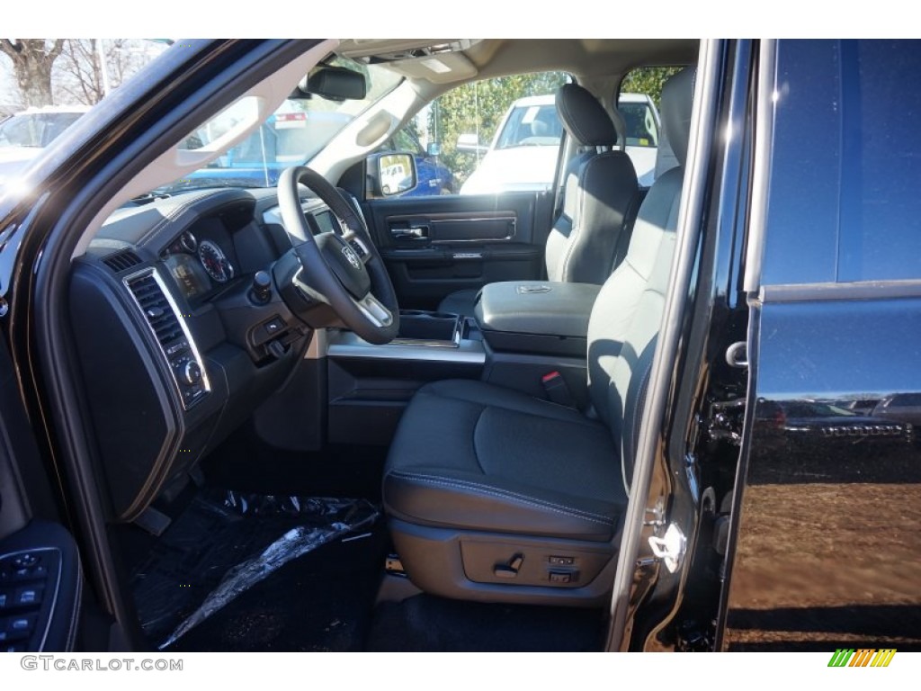 2015 1500 Laramie Crew Cab - Black / Black photo #7