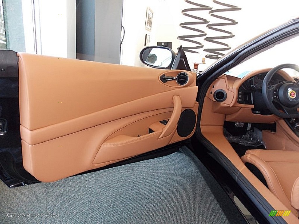 2014 Lotus Evora S 2+2 Cognac Brown Door Panel Photo #100598630