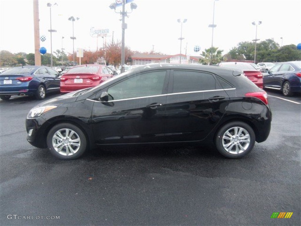 Black Noir Pearl 2015 Hyundai Elantra GT Standard Elantra GT Model Exterior Photo #100598831