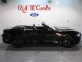 2015 Black Ford Mustang EcoBoost Premium Convertible  photo #6