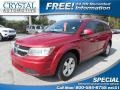 2009 Inferno Red Crystal Pearl Dodge Journey SXT #100593243