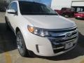 2014 White Platinum Ford Edge Limited  photo #1