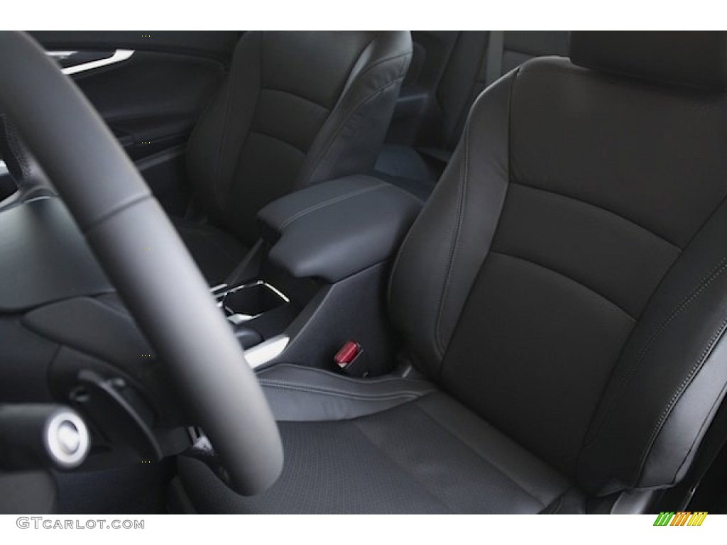 2015 Accord EX-L V6 Coupe - Crystal Black Pearl / Black photo #14