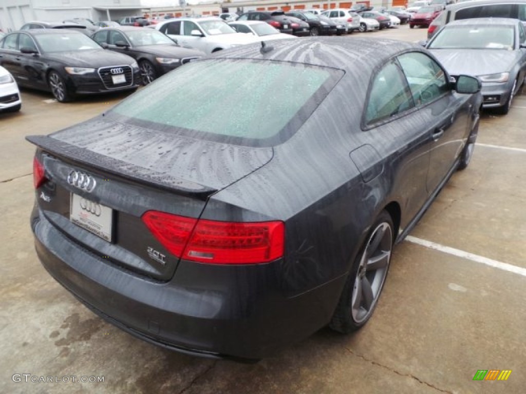 2015 A5 Premium Plus quattro Coupe - Daytona Gray Pearl / Black photo #7