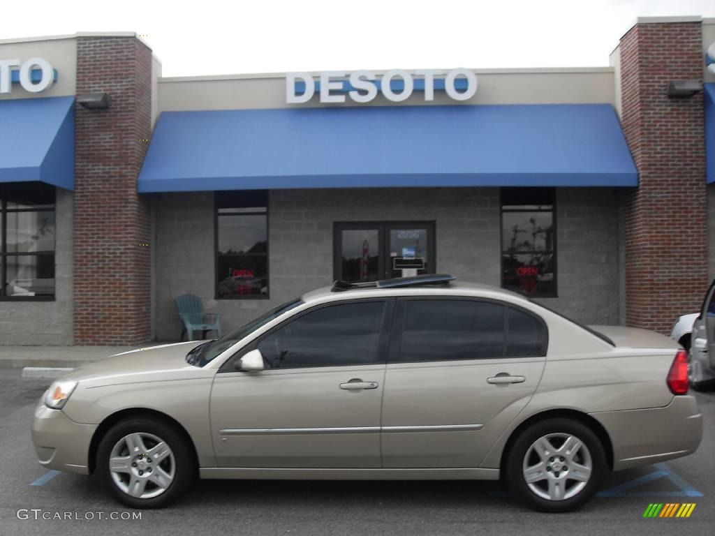 2006 Malibu LT V6 Sedan - Sandstone Metallic / Cashmere Beige photo #1