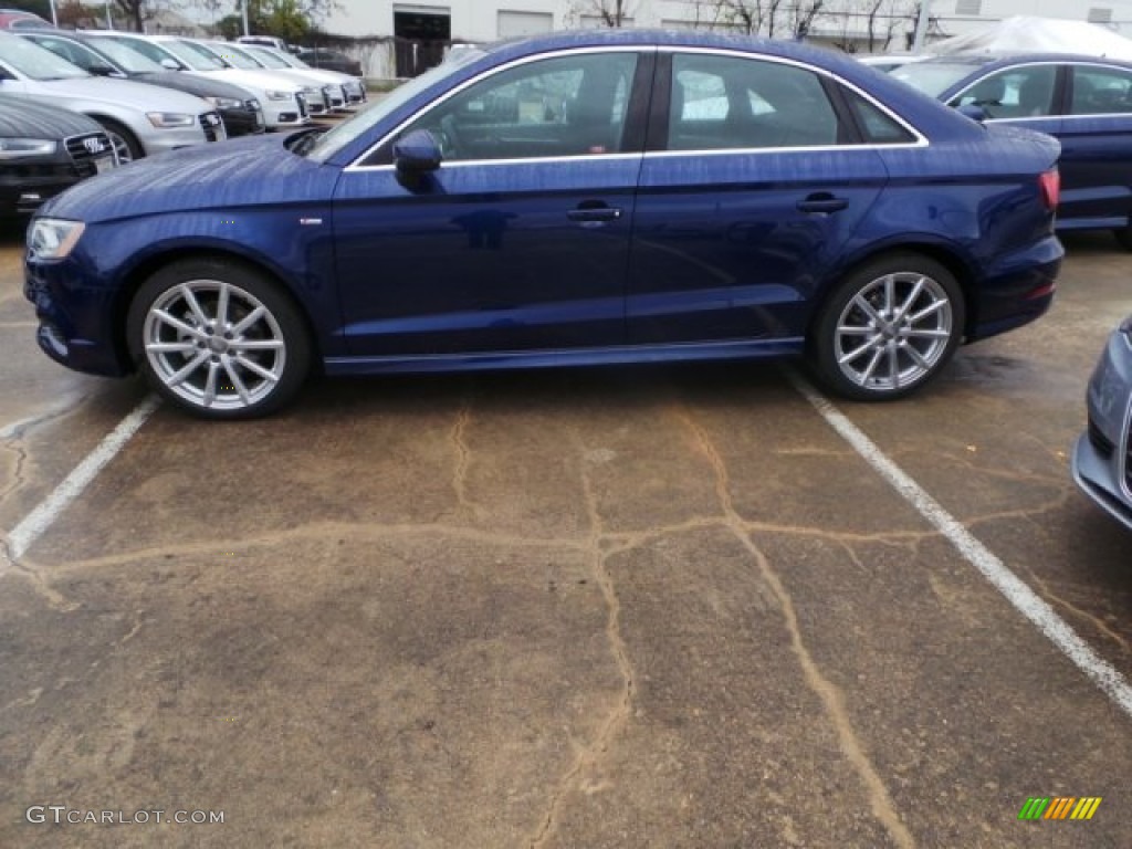Scuba Blue Metallic 2015 Audi A3 2.0 TDI Premium Exterior Photo #100603196