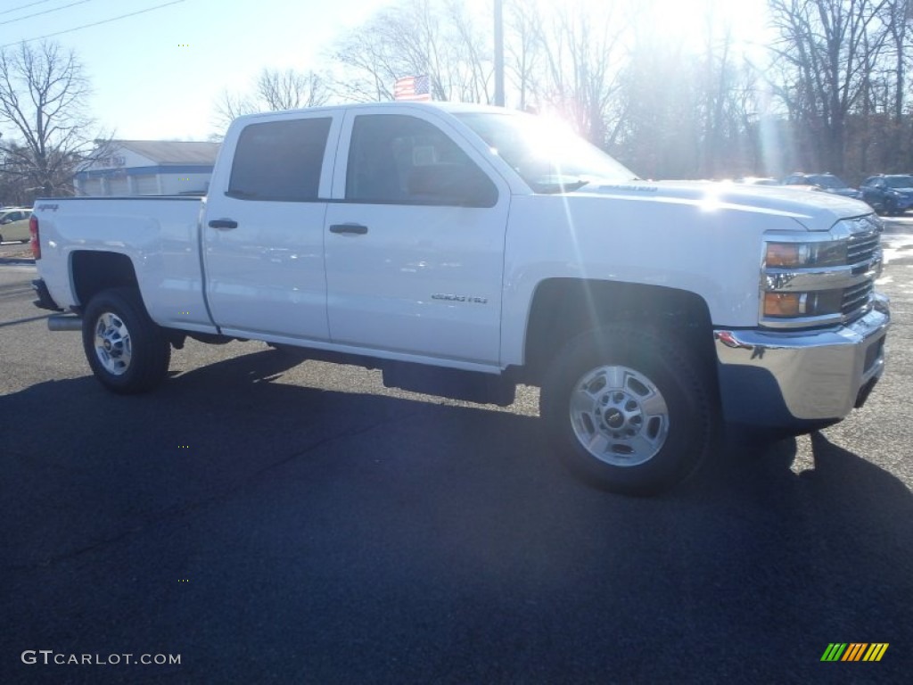 2015 Silverado 2500HD LT Crew Cab 4x4 - Summit White / Jet Black photo #8