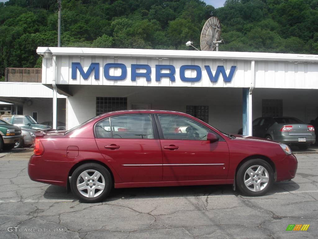 2006 Malibu LT Sedan - Sport Red Metallic / Titanium Gray photo #1