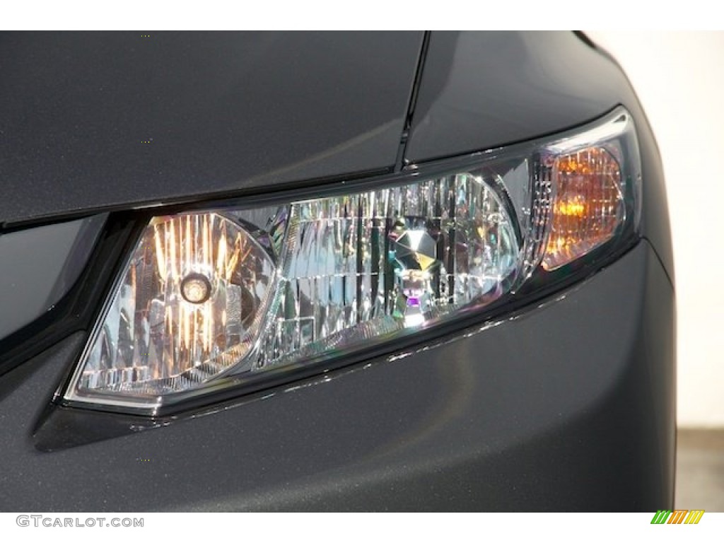 2015 Civic LX Sedan - Modern Steel Metallic / Gray photo #6