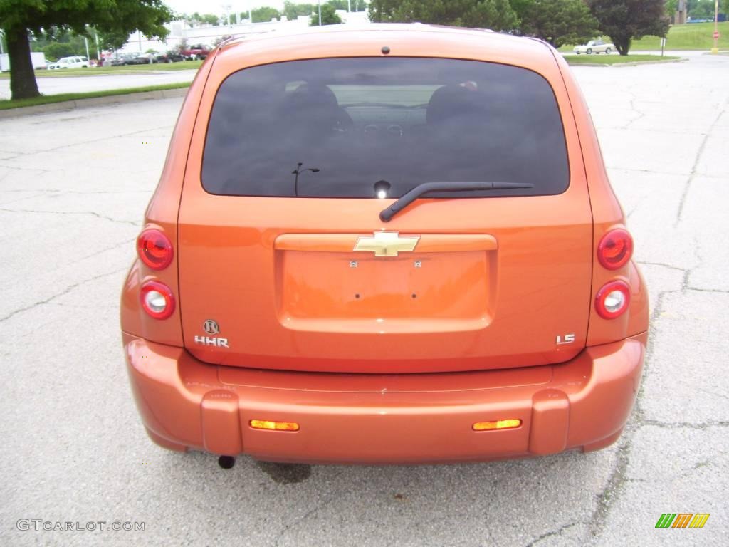 2008 HHR LS - Sunburst Orange II Metallic / Ebony Black photo #7