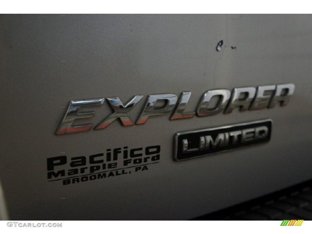 2002 Explorer Limited 4x4 - Mineral Grey Metallic / Midnight Grey photo #65