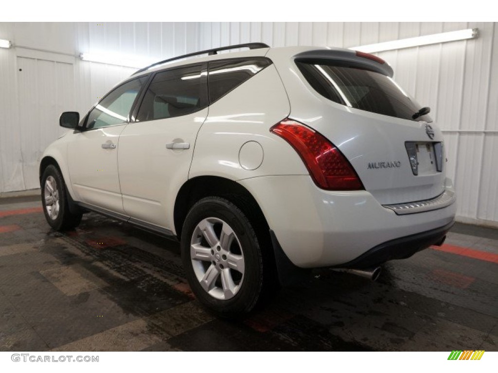 2007 Murano S AWD - Glacier Pearl White / Cafe Latte photo #10