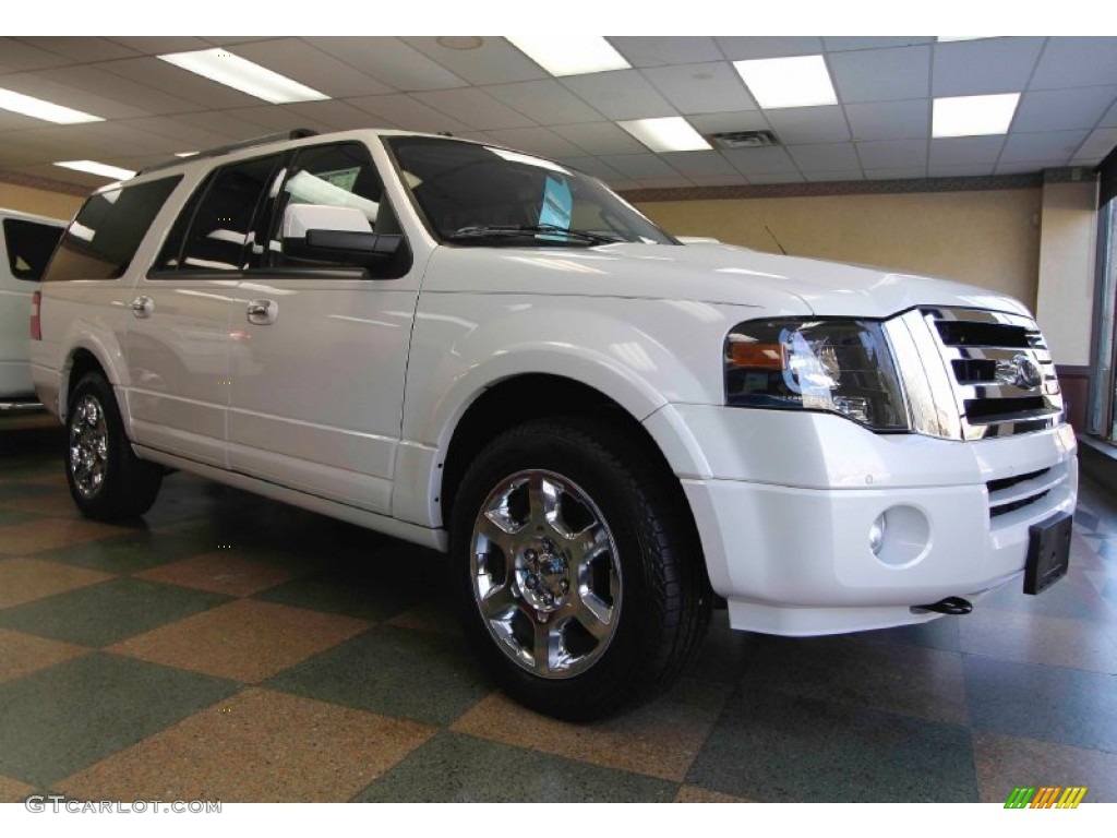 2014 Expedition EL Limited 4x4 - White Platinum / Charcoal Black photo #3