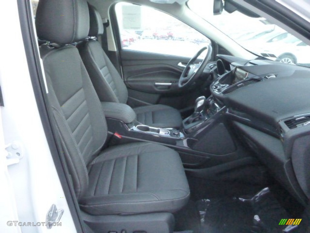 2015 Escape Titanium 4WD - White Platinum Metallic Tri-Coat / Charcoal Black photo #9
