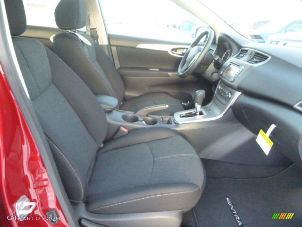 2014 Sentra SV - Red Brick / Charcoal photo #10