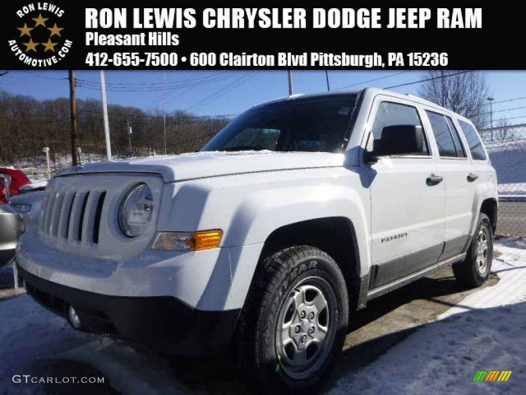 Bright White Jeep Patriot