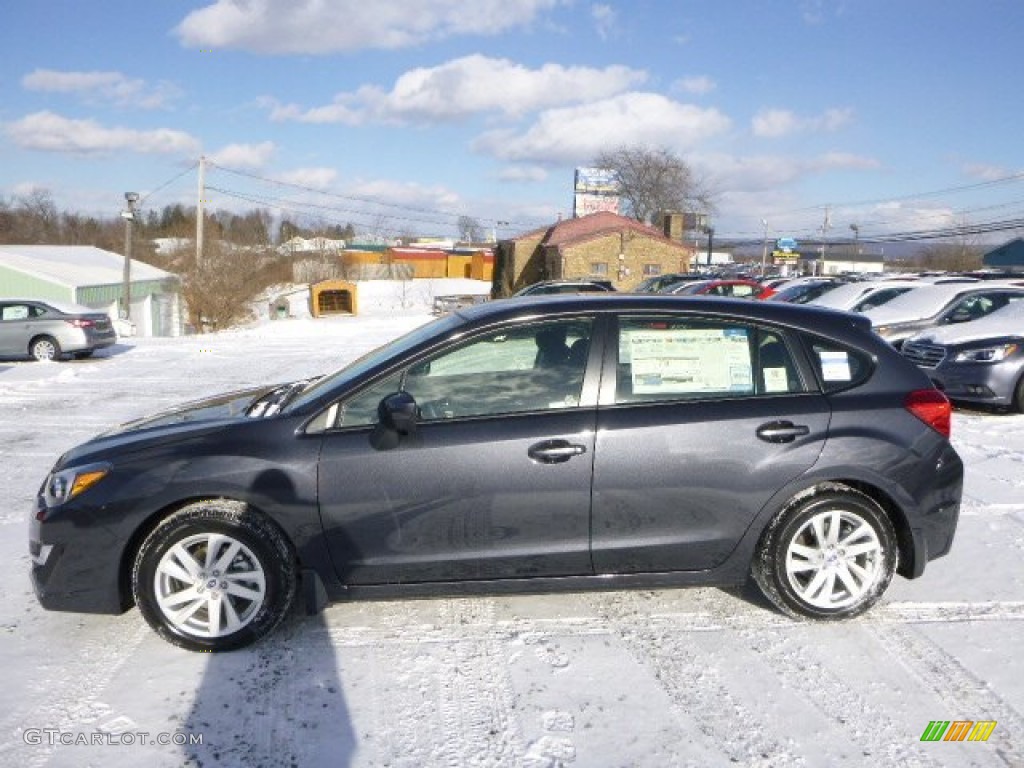 Dark Gray Metallic 2015 Subaru Impreza 2.0i Premium 5 Door Exterior Photo #100616238