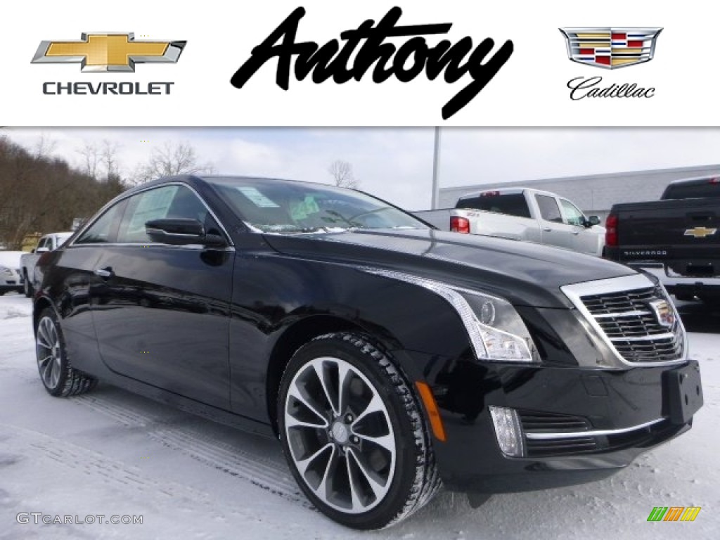 2015 Black Raven Cadillac Ats 2 0t Luxury Awd Coupe