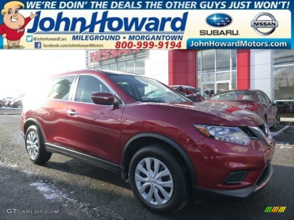 2014 Rogue S - Cayenne Red / Almond photo #1