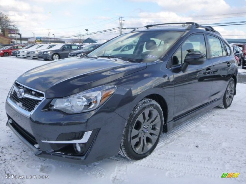 Dark Gray Metallic 2015 Subaru Impreza 2.0i Sport Premium 5 Door Exterior Photo #100616970