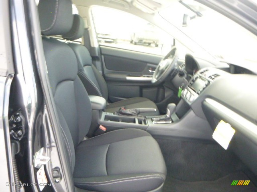 Black Interior 2015 Subaru Impreza 2.0i Sport Premium 5 Door Photo #100617018