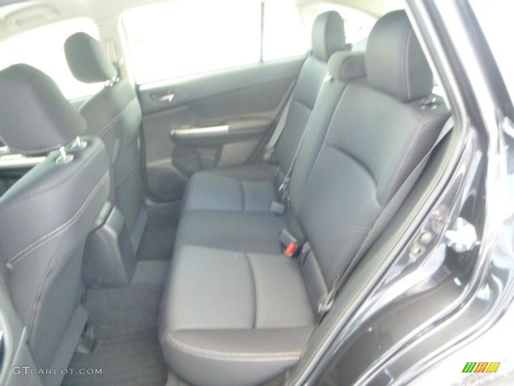 Black Interior 2015 Subaru Impreza 2.0i Sport Premium 5 Door Photo #100617042