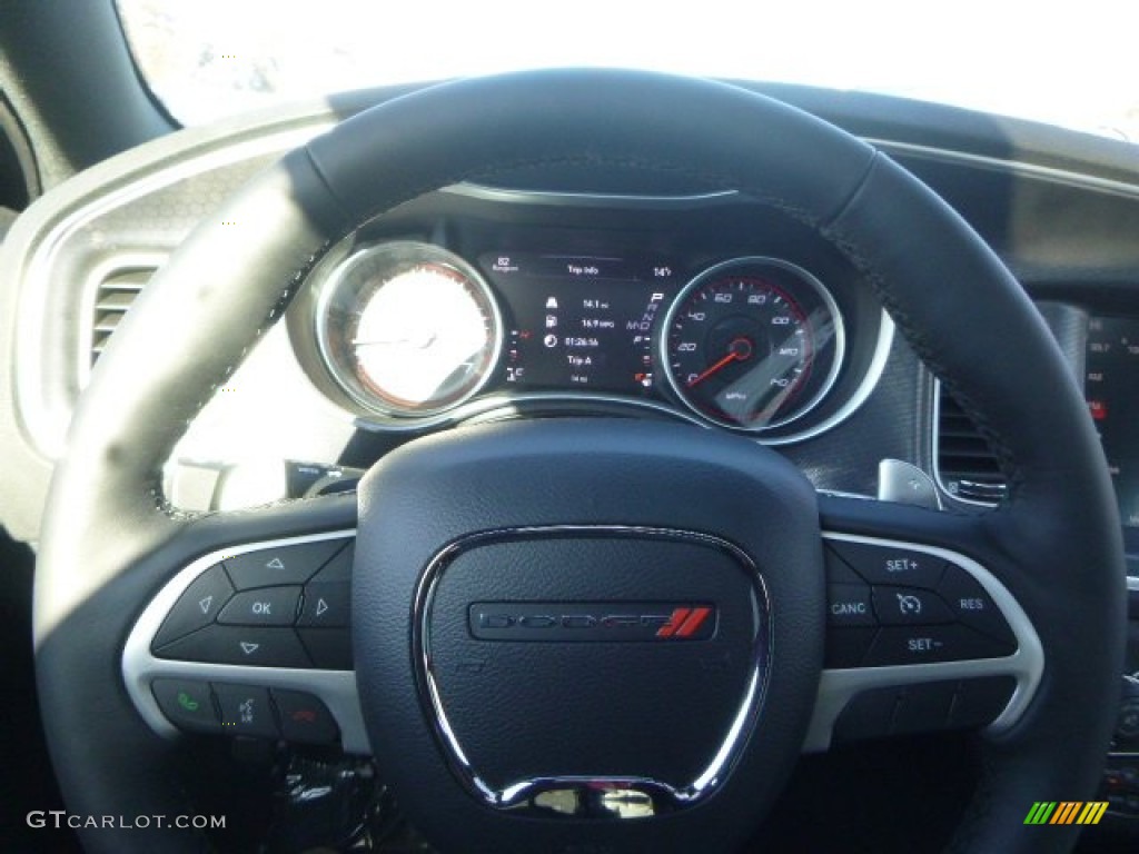 2015 Charger SXT AWD - Jazz Blue Pearl / Black/Pearl photo #16