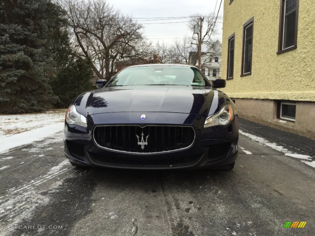 2014 Quattroporte S Q4 AWD - Blu Passione (Passion Blue) / Sabbia photo #1