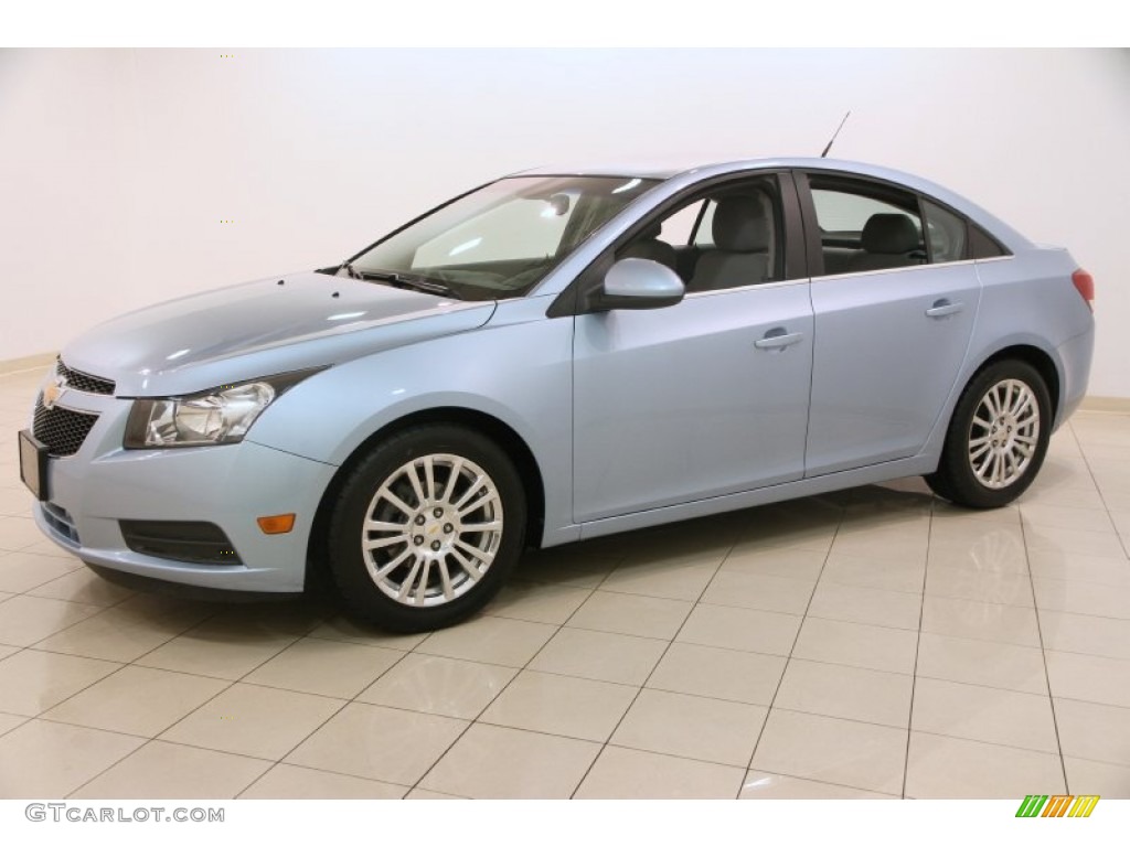 Ice Blue Metallic 2011 Chevrolet Cruze ECO Exterior Photo #100620685