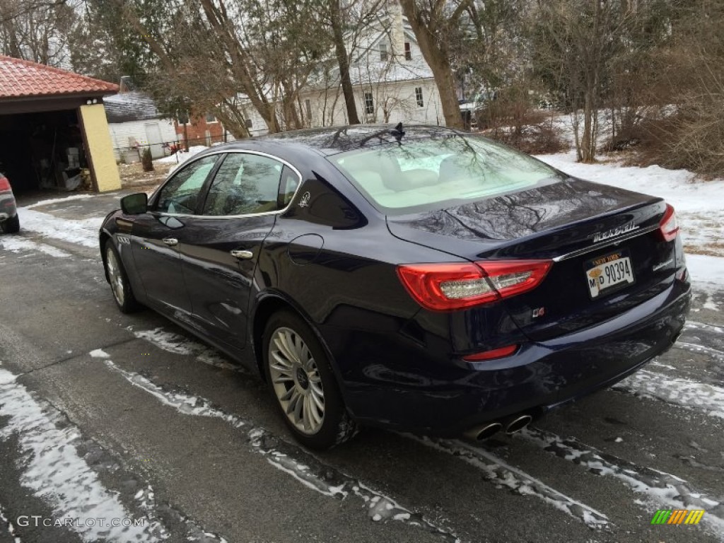 2014 Quattroporte S Q4 AWD - Blu Passione (Passion Blue) / Sabbia photo #5