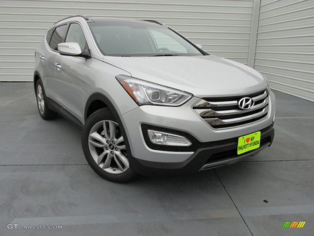 2015 Santa Fe Sport 2.0T - Sparkling Silver / Black photo #1