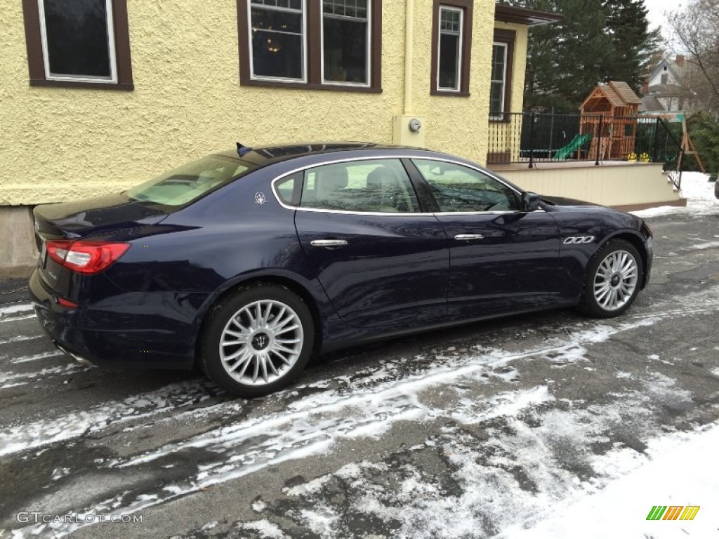 2014 Quattroporte S Q4 AWD - Blu Passione (Passion Blue) / Sabbia photo #7
