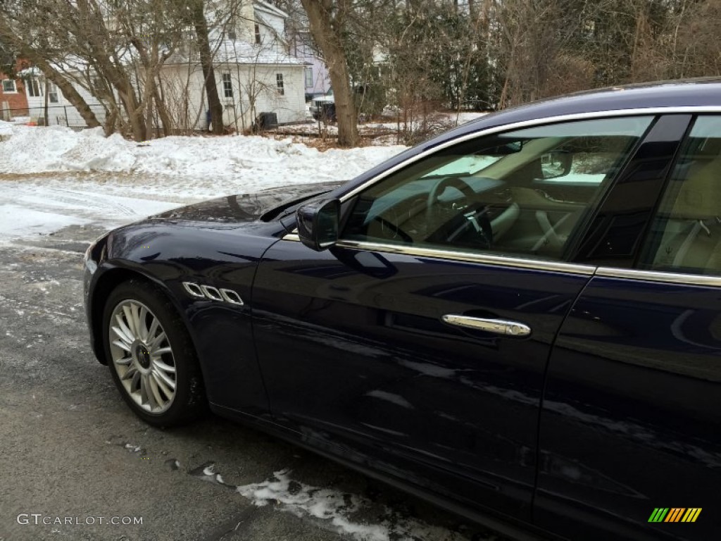 2014 Quattroporte S Q4 AWD - Blu Passione (Passion Blue) / Sabbia photo #9
