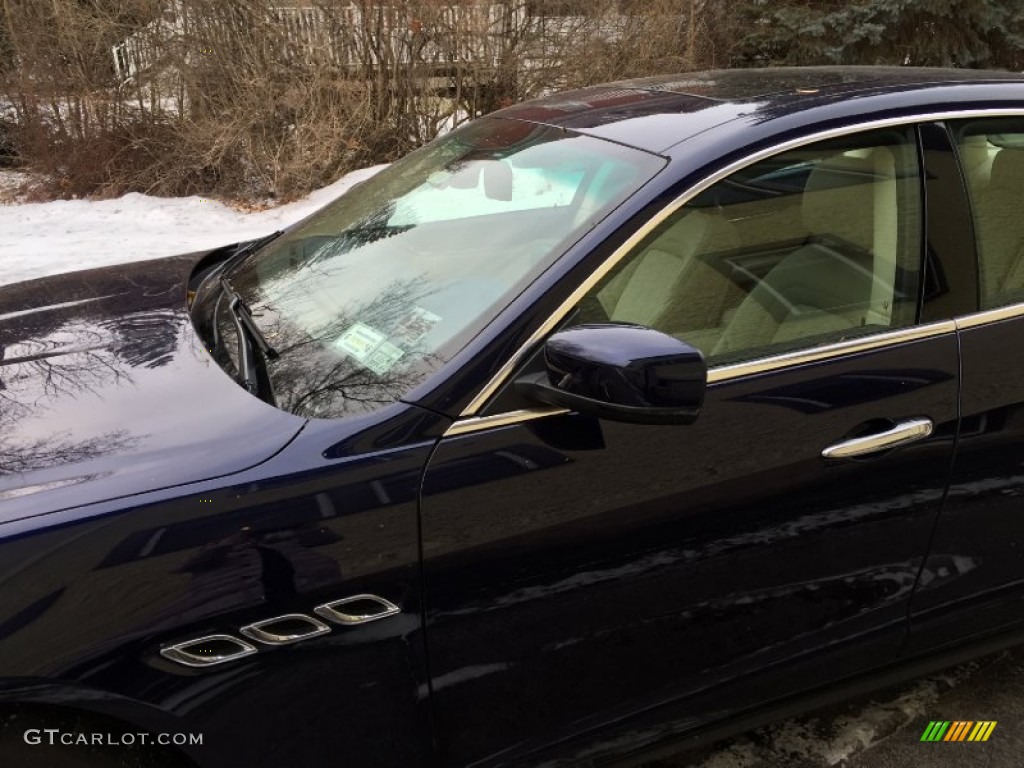 2014 Quattroporte S Q4 AWD - Blu Passione (Passion Blue) / Sabbia photo #11