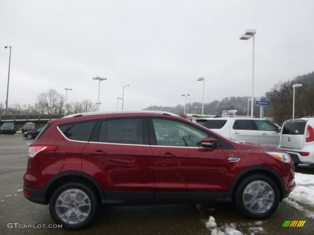 2015 Escape Titanium 4WD - Ruby Red Metallic / Medium Light Stone photo #1