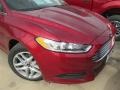 2015 Ruby Red Metallic Ford Fusion SE  photo #2