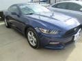 2015 Deep Impact Blue Metallic Ford Mustang V6 Coupe  photo #1