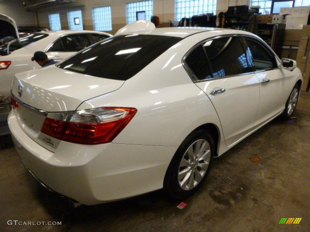 2014 Accord Touring Sedan - White Orchid Pearl / Ivory photo #2