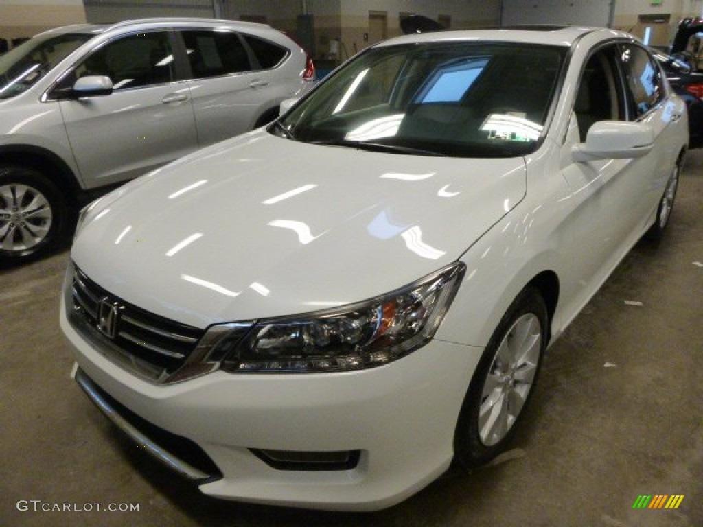 2014 Accord Touring Sedan - White Orchid Pearl / Ivory photo #4