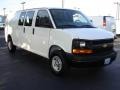 2009 Summit White Chevrolet Express 2500 Extended Cargo Van  photo #2