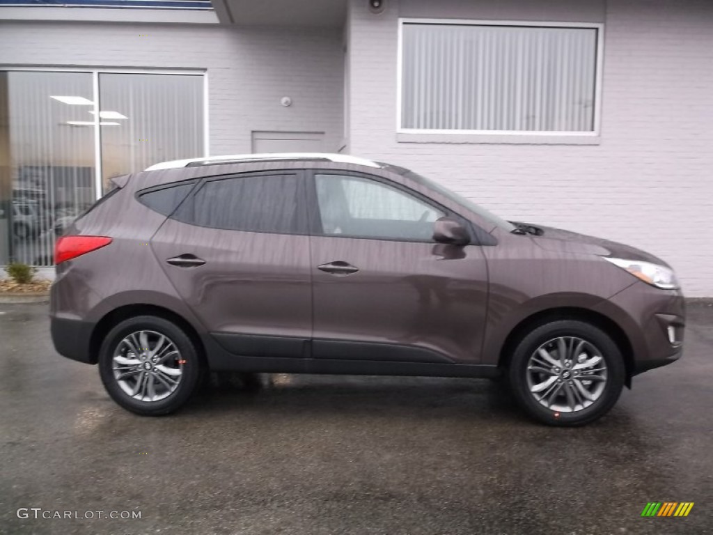 2015 Tucson SE AWD - Kona Bronze / Beige photo #2