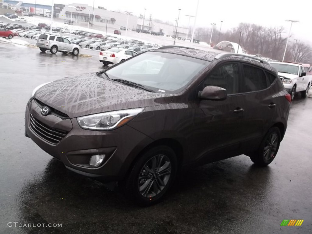 2015 Tucson SE AWD - Kona Bronze / Beige photo #5