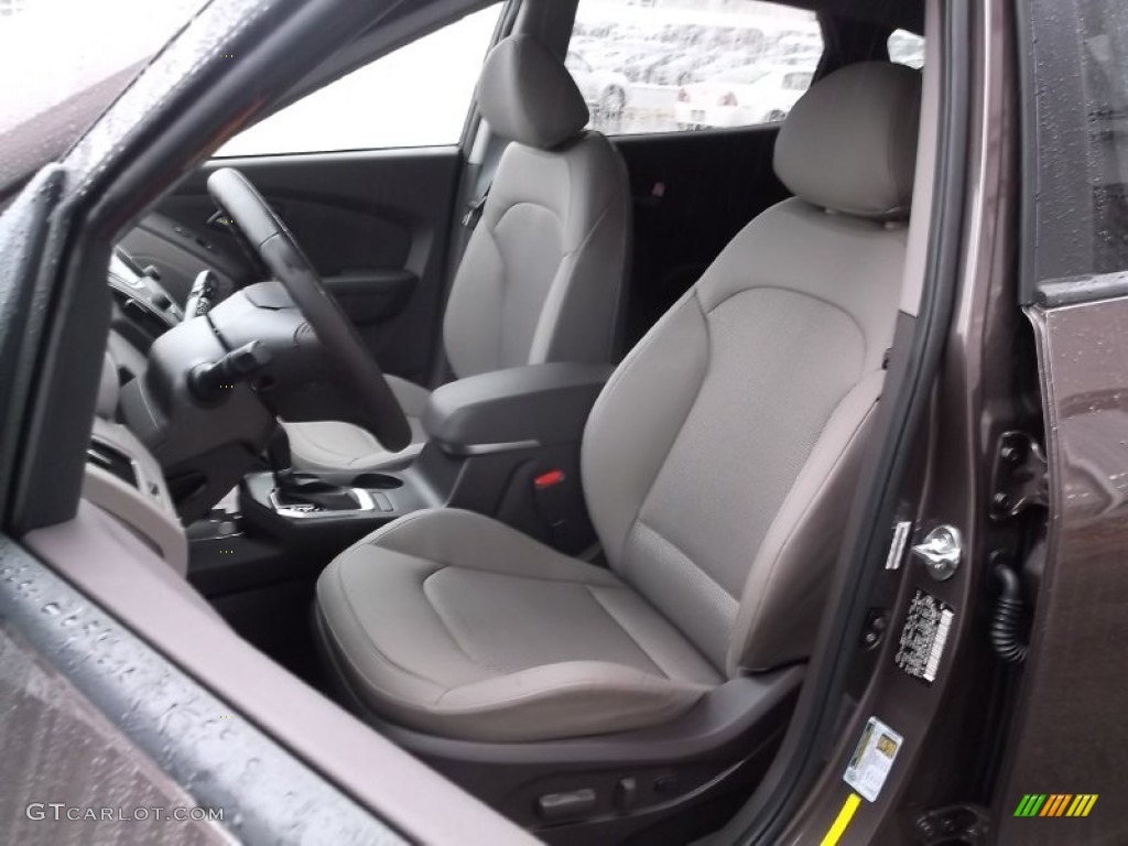 2015 Tucson SE AWD - Kona Bronze / Beige photo #10