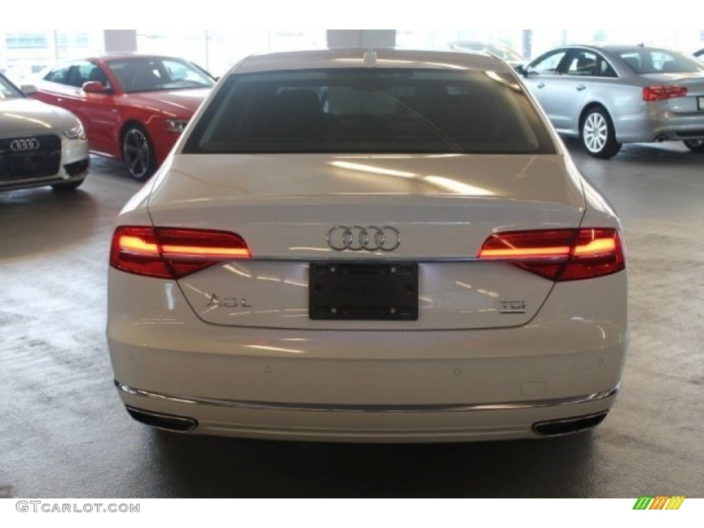 2015 A8 L TDI quattro - Ibis White / Balao Brown photo #7