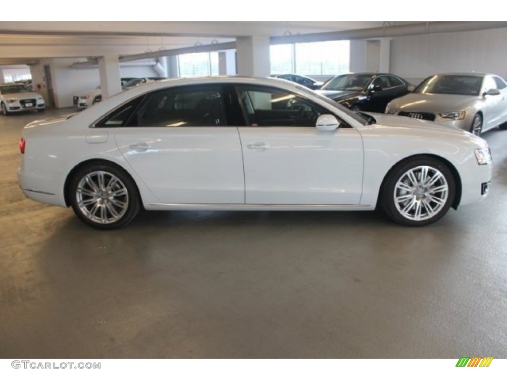 2015 A8 L TDI quattro - Ibis White / Balao Brown photo #9