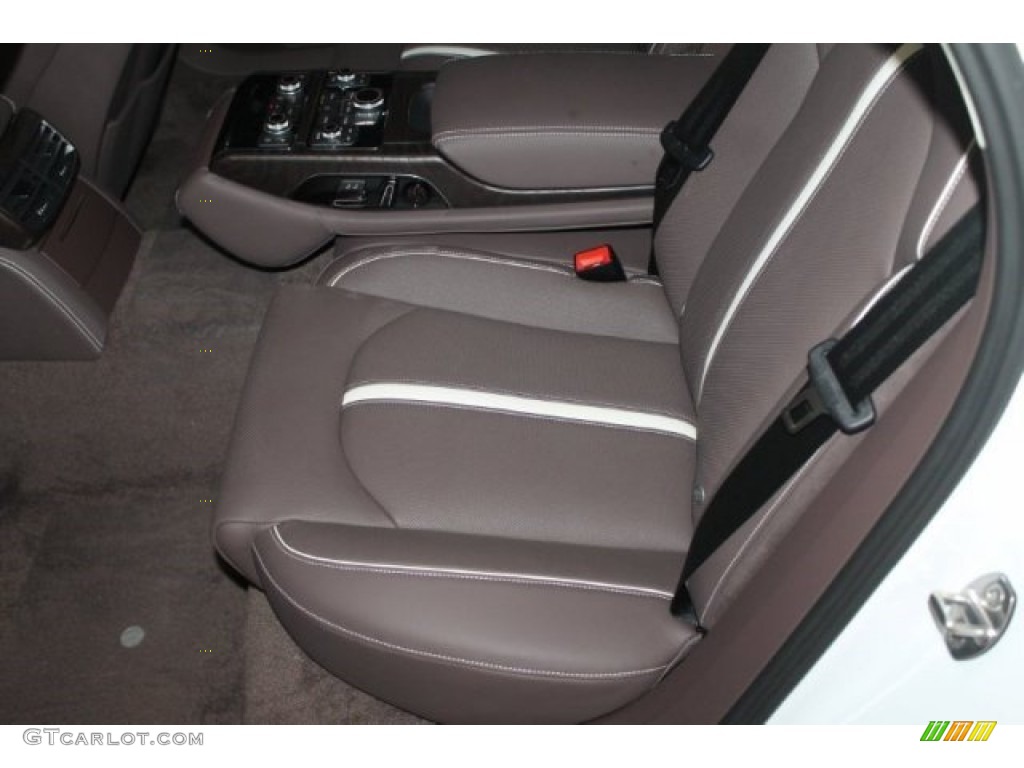 2015 A8 L TDI quattro - Ibis White / Balao Brown photo #14