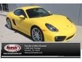 Racing Yellow 2014 Porsche Cayman S