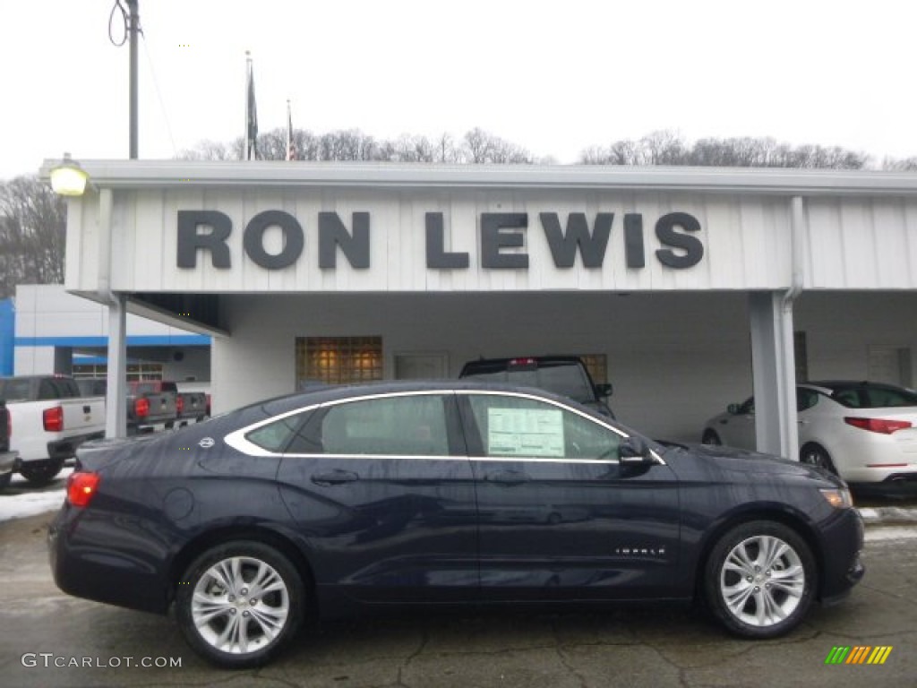 2015 Impala LT - Blue Velvet Metallic / Jet Black/Dark Titanium photo #1